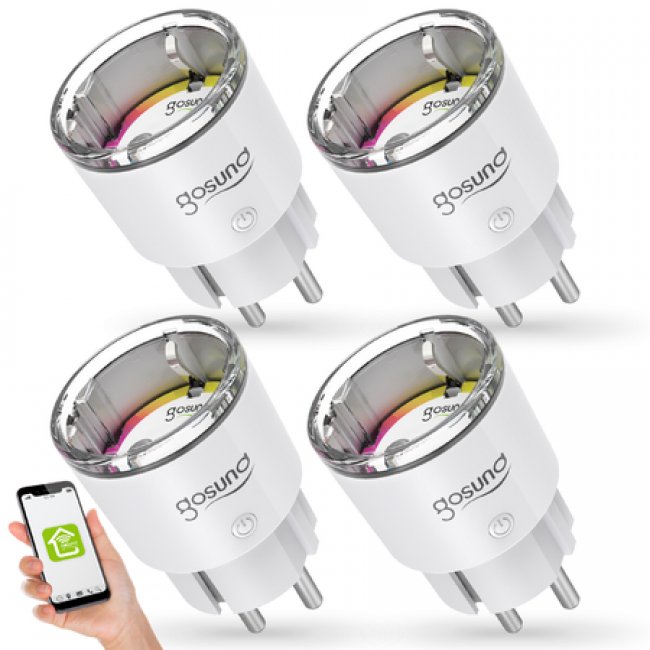 Смарт контакт, разклонител Gosund Smart plug WiFi EP2 - 4бр.