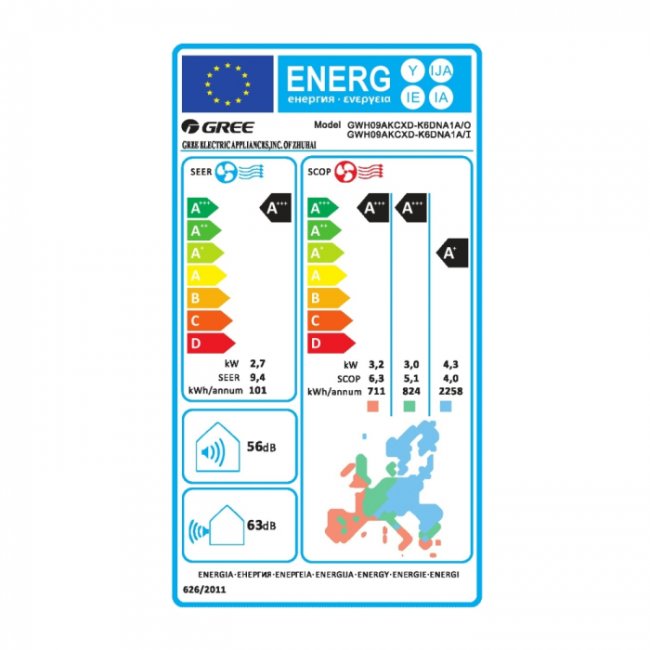 Климатик Gree GWH09AKCXD-K6DNA1A SOYAL II