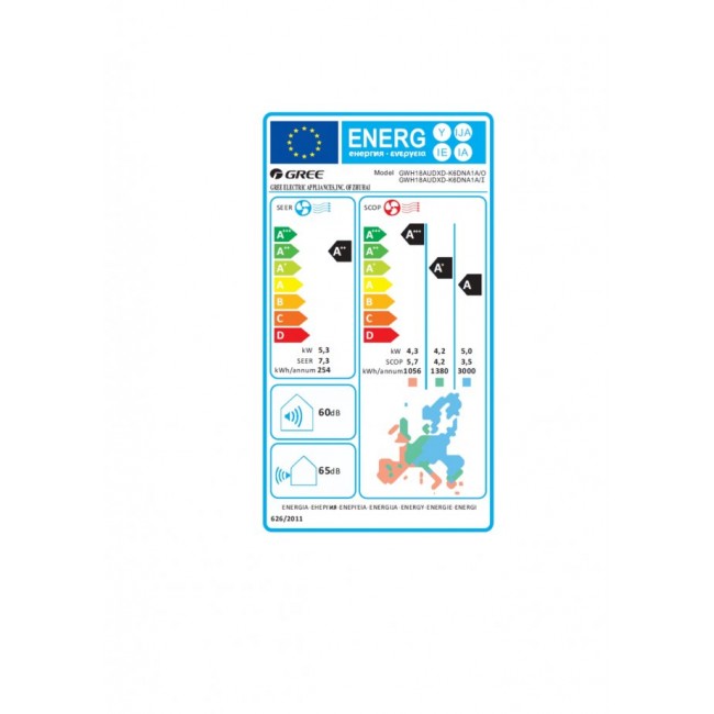 Климатик Gree GWH18AUDXD-K6DNA2A CLIVIA