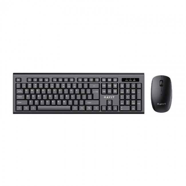 Клавиатура HAVIT GAMENOTE Gaming set 2in1 KB265GCM Keyboard + Mouse - ЧЕРЕН -- BLACK