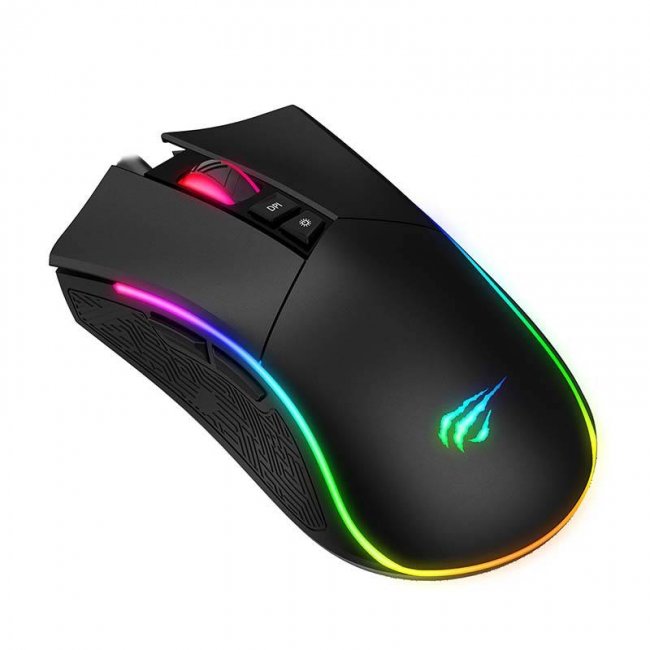 Мишка HAVIT GAMENOTE MS1001S RGB Gaming mouse - Геймърска мишка