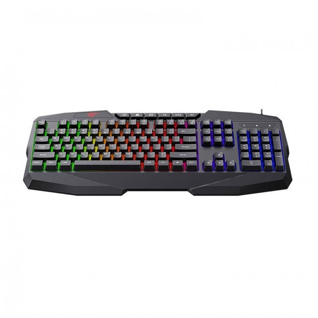 Геймърска клавиатура HAVIT KB878L RGB - ЧЕРЕН -- BLACK