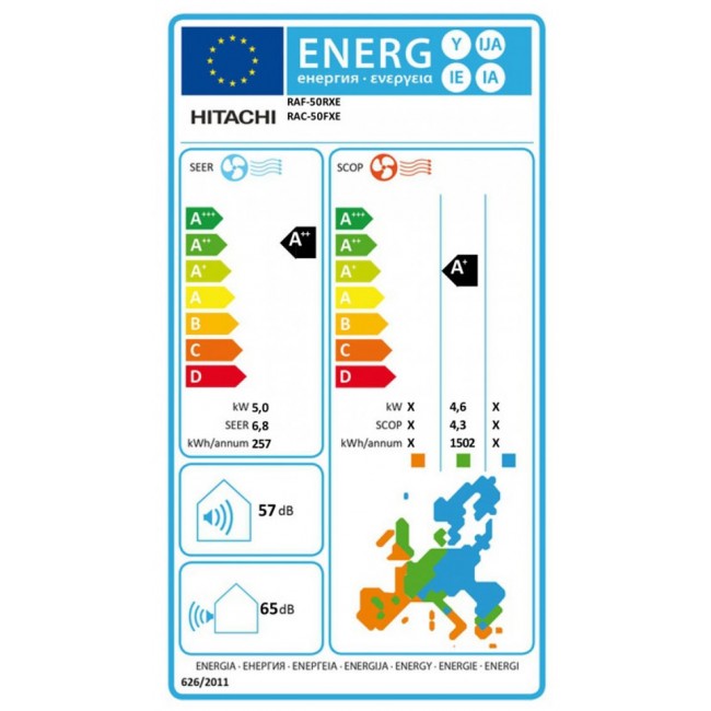 Подов климатик Hitachi RAF-50RXE/RAC-50FXE