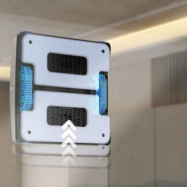 Hobot S6 pro - робот за миене на прозорци с 2 вибриращи мопа и автоматично пръскане