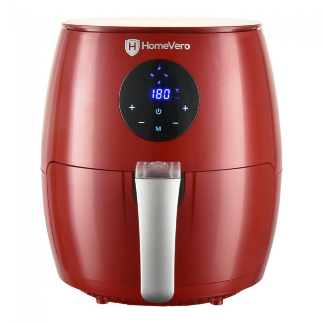 Airfryer HomeVero AIR FRYER DIGITAL  2.5L HV-AF3.4 - ЧЕРВЕН -- RED