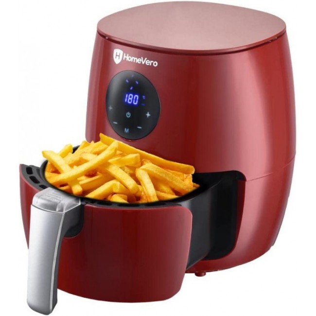 Airfryer HomeVero AIR FRYER DIGITAL  2.5L HV-AF3.4 - ЧЕРВЕН -- RED