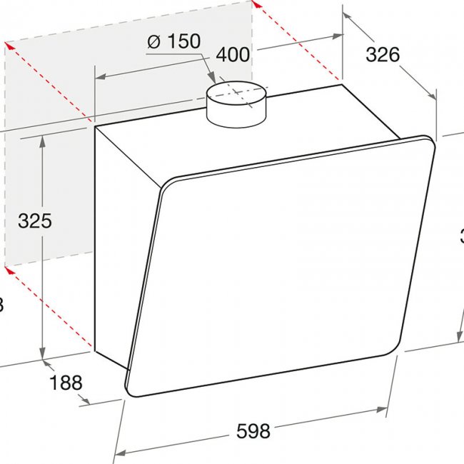 Абсорбатор Hotpoint-Ariston HHVP 6.6F LM K