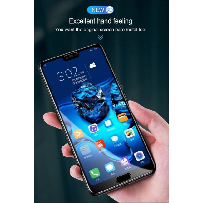Стъклен Протектор за мобилен телефон Huawei Honor 10 9D Стъклен Протектор с пълно покритие