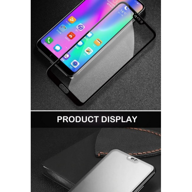 Стъклен Протектор за мобилен телефон Huawei Honor 10 9D Стъклен Протектор с пълно покритие