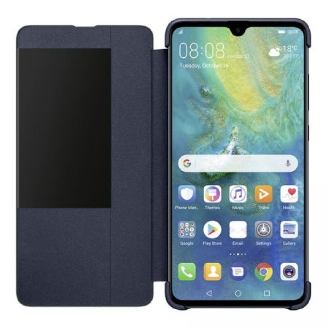 Калъф за мобилен телефон Huawei Mate 20 Smart View Flip Cover - черен