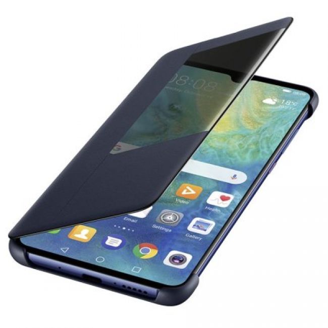 Калъф за мобилен телефон Huawei Mate 20 Smart View Flip Cover - черен