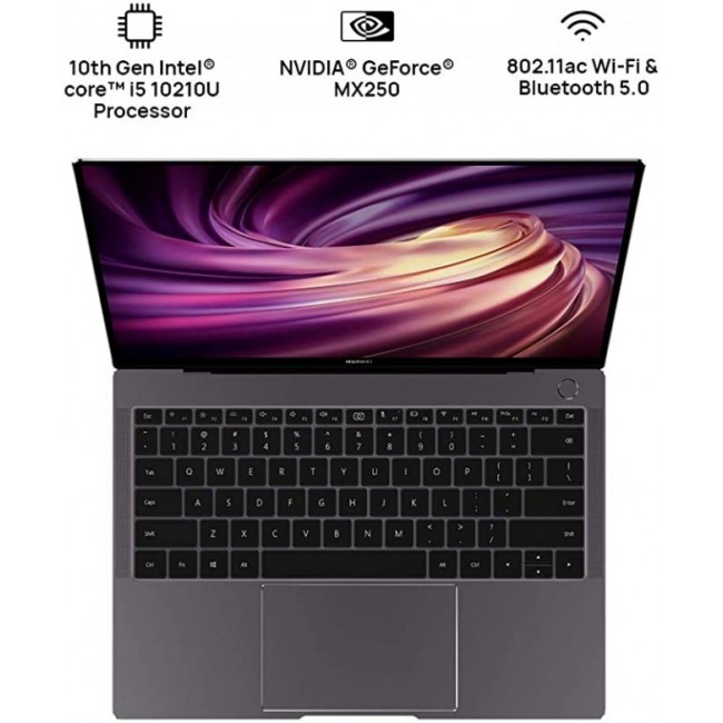 Лаптоп Huawei MateBook X Pro 2020 10th Gen Intel i5-10210U 13.9"512GB SSD/16GB RAM GeForce MX250