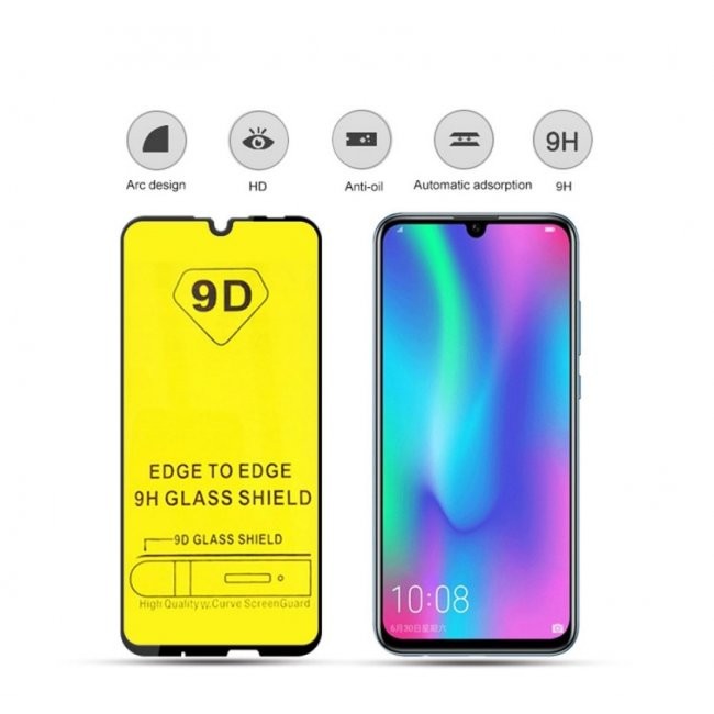 Стъклен Протектор за мобилен телефон Huawei P Smart (2019) 9D Стъклен Протектор с пълно покритие