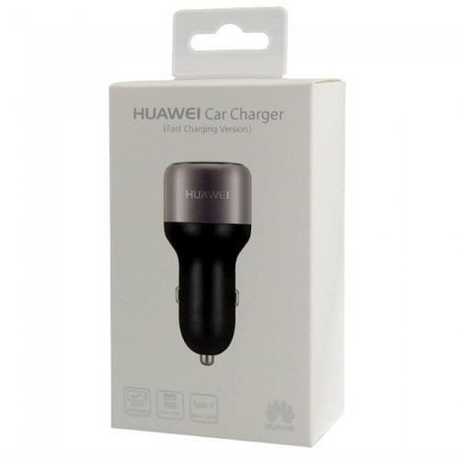 Зарядно устройство Huawei ЗАРЯДНО ЗА КОЛА HUAWEI AP31 QUICKCHARGE 2 X USB TYPE-C 2A 18W