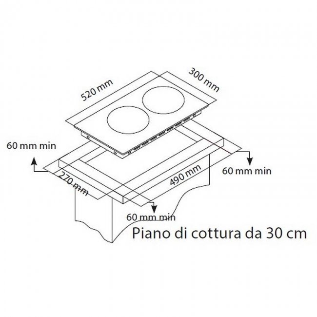 Плот за вграждане Indesit IRD 2030 B 