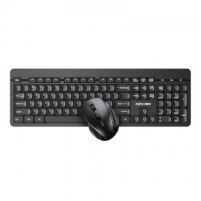 Клавиатура Inphic V790 Keyboard + Mouse Set -  Безжична клавиатура с мишка