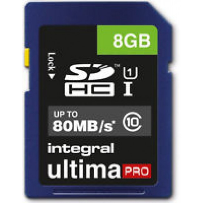 Карта памет Integral 8GB micro SDHC Ultima PRO (class 10)