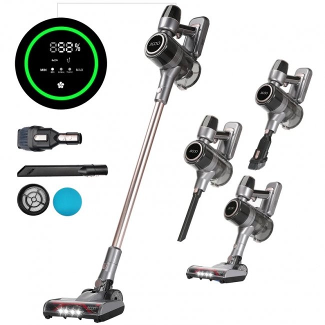 Вертикална прахосмукачка JIGOO C300 Cordless Vacuum Cleaner
