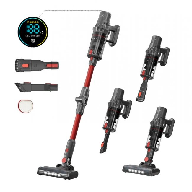 Вертикална прахосмукачка JIGOO C500 Cordless Vacuum Cleaner
