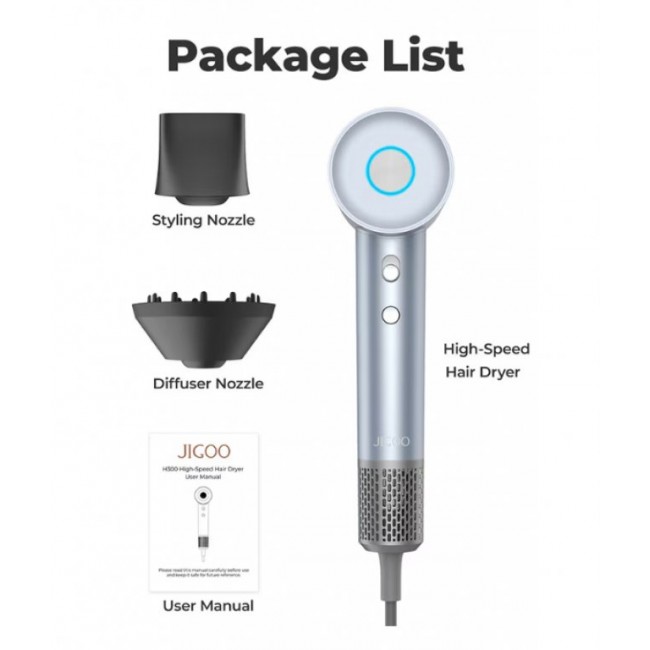 Сешоар JIGOO H300 Hair Dryer 1600W