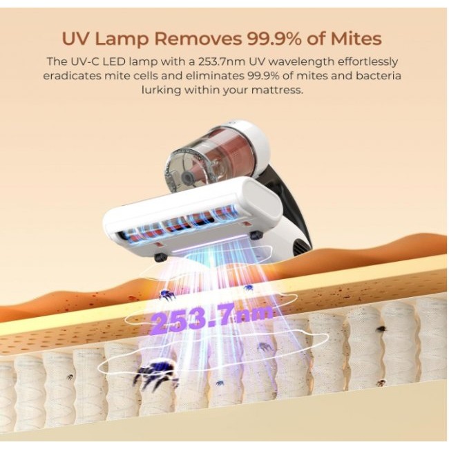 Прахосмукачка UV за матрак JIGOO J200 Mite Vacuum Cleaner