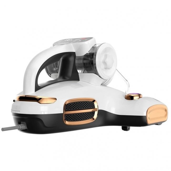 Прахосмукачка UV за матрак JIGOO T600 Dual Cup Bed Mattress Vacuum Cleaner - WHITE -- БЯЛ