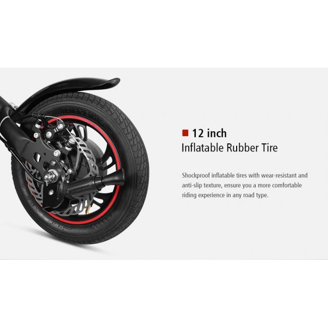 Електрически велосипед KUGOO Kirin B1 Folding Moped Electric Bike