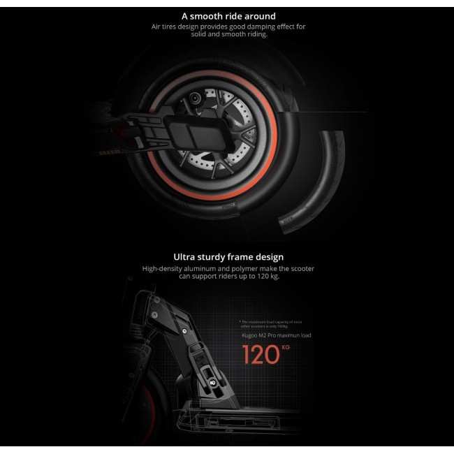 Електрически скутер KUGOO M2 PRO Folding Electric Scooter скутер