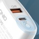 Зарядно устройство LDNIO A2424C Wall charger  USB + USB-C, PD + QC 3.0, 20W