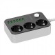 Смарт контакт, разклонител LDNIO SE3631 Power strip with 3 AC sockets, 6x USB, 1.6m