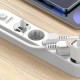 Смарт контакт, разклонител LDNIO SE4432 Power strip with 4 AC sockets, 4x USB, 2m