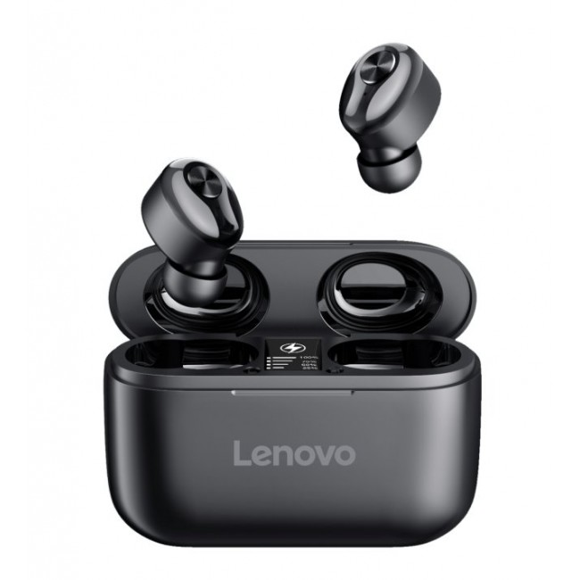 Безжични слушалки Lenovo HT18 TWS Headphones - ЧЕРЕН -- BLACK