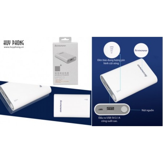 Външна Батерия POWER BANK Lenovo MP803 7800 mAh