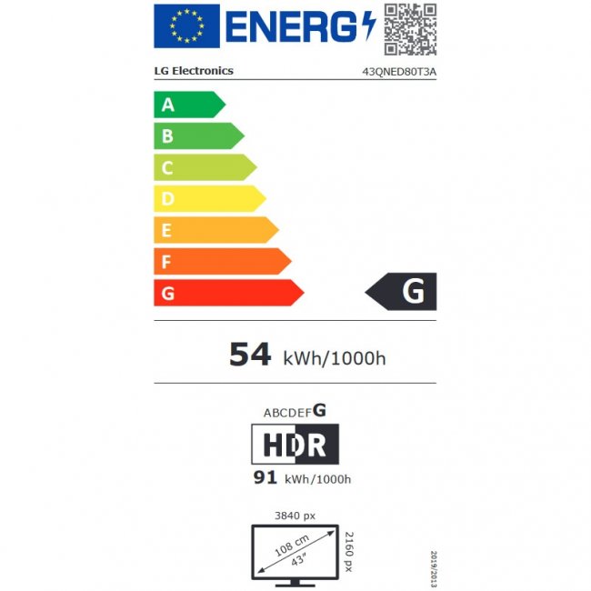 Телевизор LG 43QNED80T3A