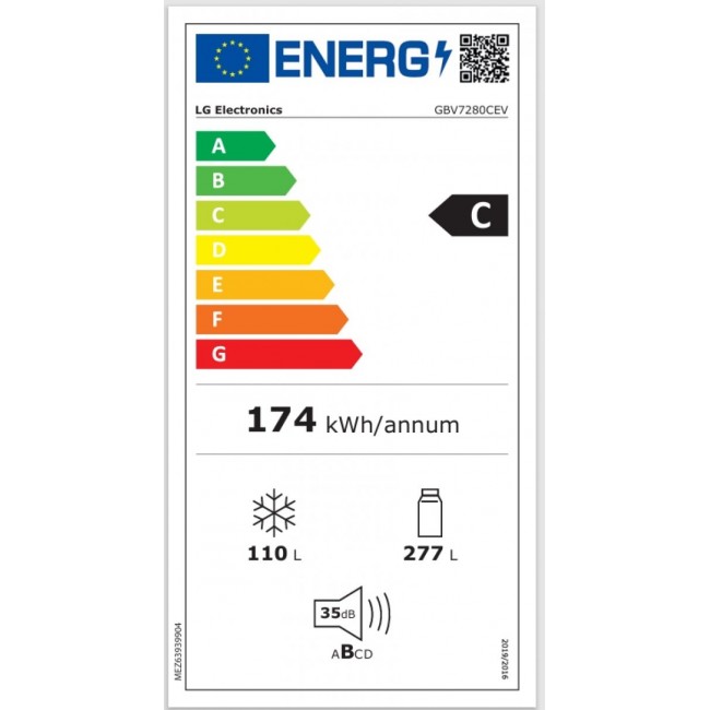 Хладилник LG GBV7280CEV