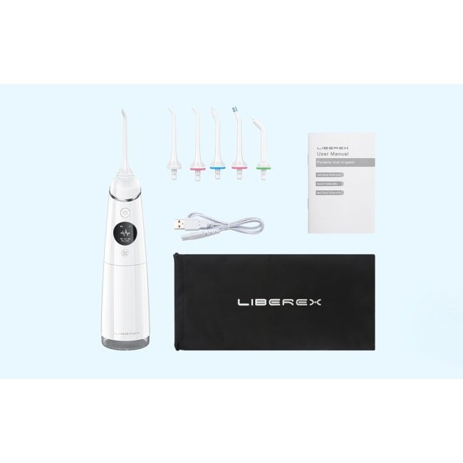 Зъбен душ Lieberex FC2660 OLED Water Flosser -  Безжичен зъбен душ