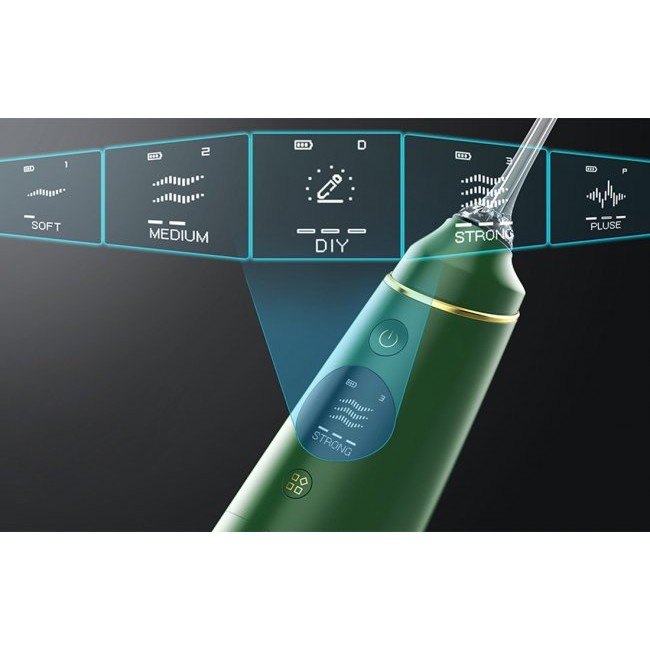 Зъбен душ Lieberex FC2660S OLED Water Flosser - Безжичен зъбен душ
