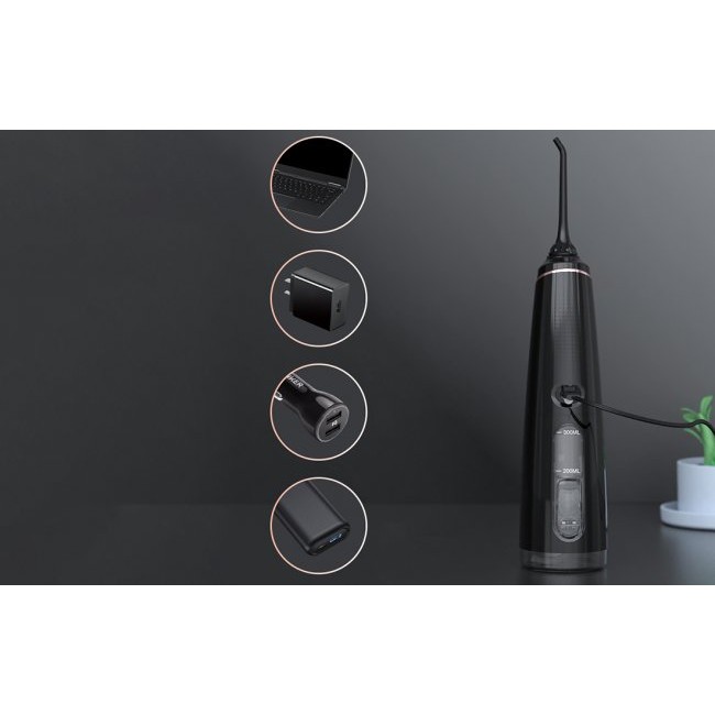 Зъбен душ Lieberex FC2660S OLED Water Flosser - Безжичен зъбен душ