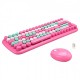Клавиатура MOFII Wireless keyboard + mouse set Candy XR 2.4G - РОЗОВ -- PINK
