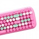 Клавиатура MOFII Wireless keyboard + mouse set Candy XR 2.4G - РОЗОВ -- PINK