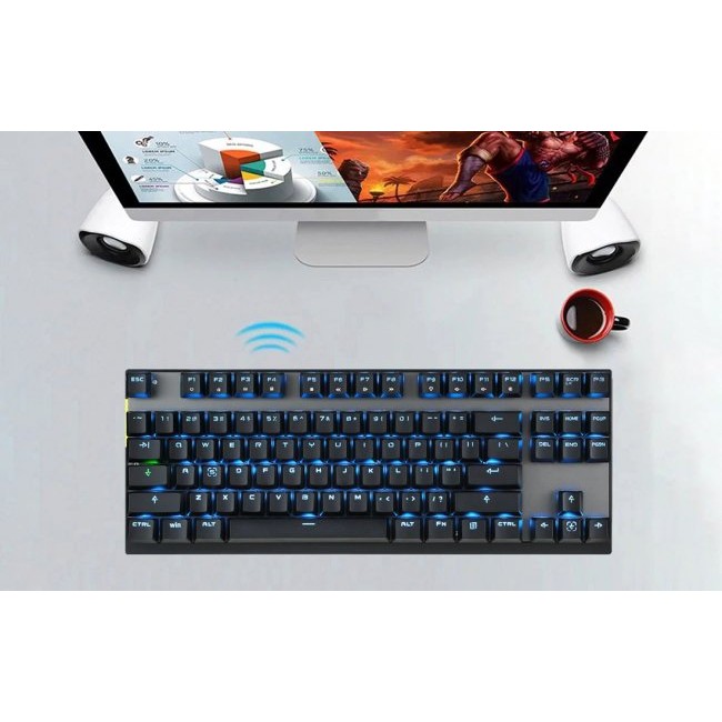 Клавиатура Motospeed GK82 Wireless Mechanical Keyboard - Безжична клавиатура