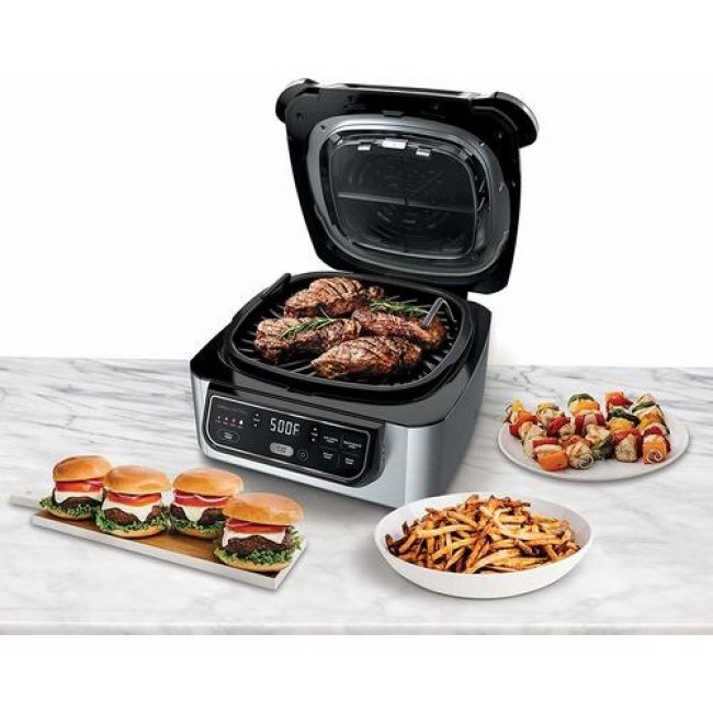 Airfryer Ninja AG301 5-in-1 Indoor Grill with 4-Quart Air Fryer