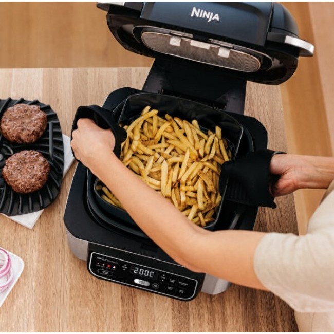 Airfryer Ninja AG301 5-in-1 Indoor Grill with 4-Quart Air Fryer