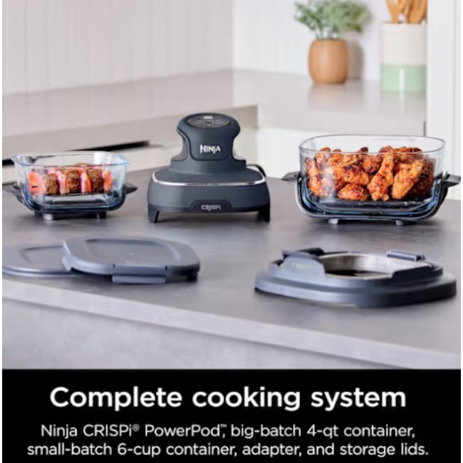 Скара/Грил Ninja FN101EUGY Crispi 4-in-1 Portable Glass - СИН -- BLUE