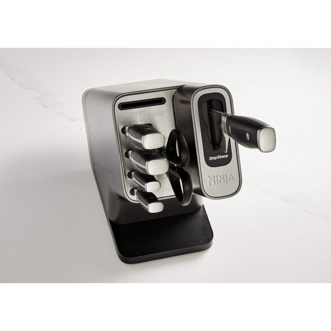 Кухненски нож Ninja Foodi K32006EU StaySharp Knife Block with Integrated Sharpener 6Pcs - Комплект кухненски ножове