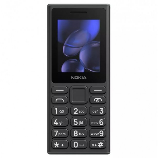 GSM Nokia 105 2025 TA-1684 - ЧЕРЕН -- BLACK