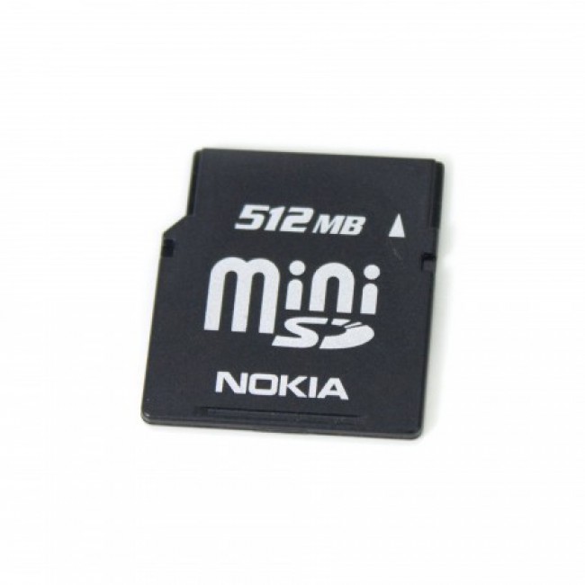 Карта памет Nokia MiniSD 512MB