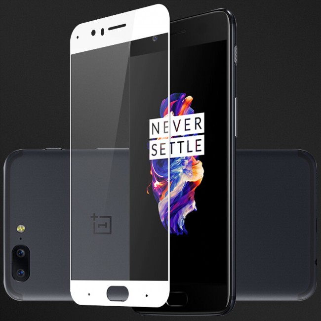 Стъклен Протектор за мобилен телефон OnePlus 5 Стъклен протектор  с пълно покритие