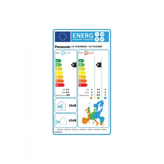 Климатик Panasonic CS-TZ35ZKEW/CU-TZ35ZKE