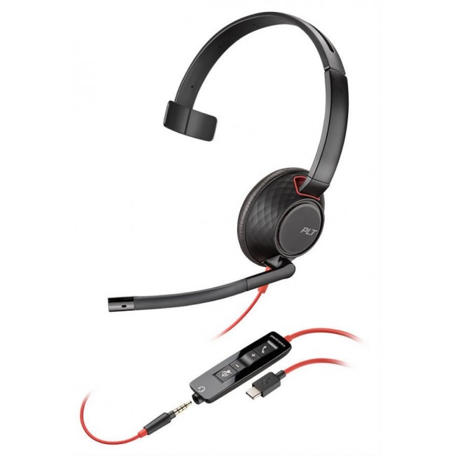 Bluetooth Handsfree слушалка Plantronics Blackwire C5210 USB A